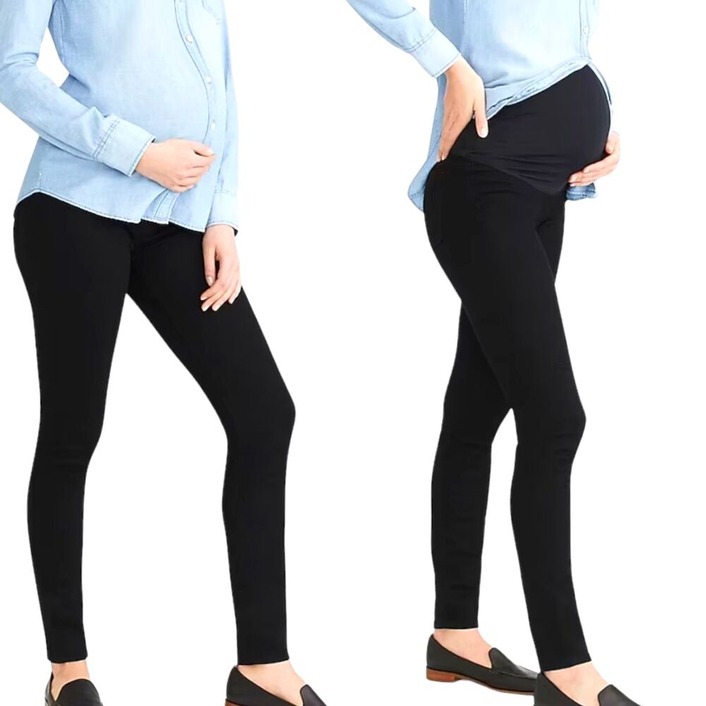 NWT 28 J. Crew Factory Maternity Jeans Signature Stretch Slim Fit 28x28 Skinny